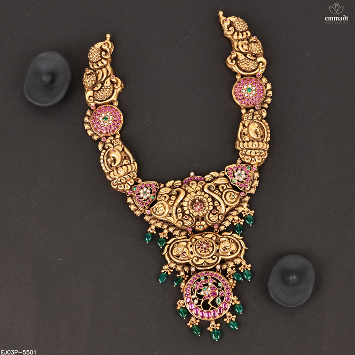 Long Haram Premium Kundan Nakshi