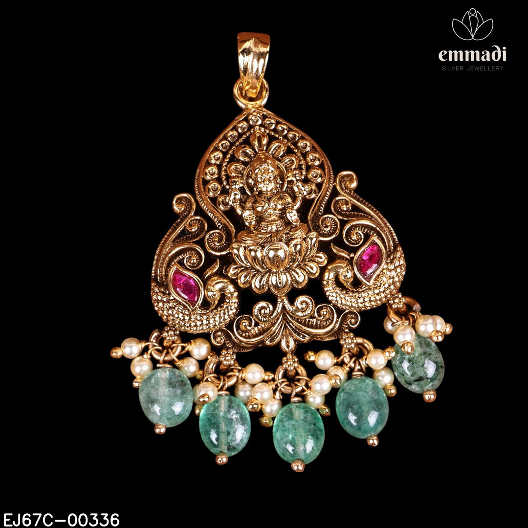 Pendant Premium Kundan Nakshi