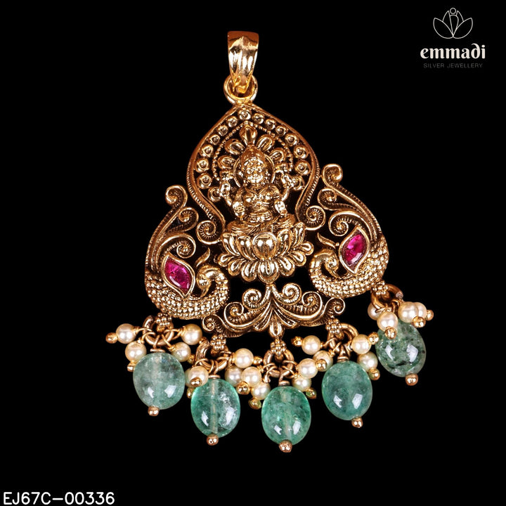 Pendant Premium Kundan Nakshi