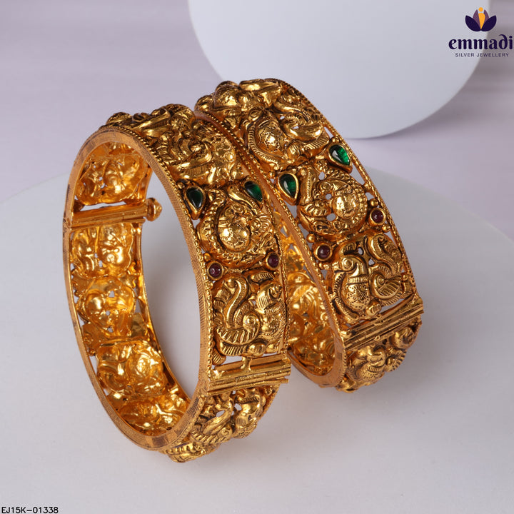 Bangles Kundan Nakshi