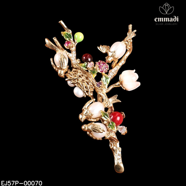 Pendant Brouch Premium Cz