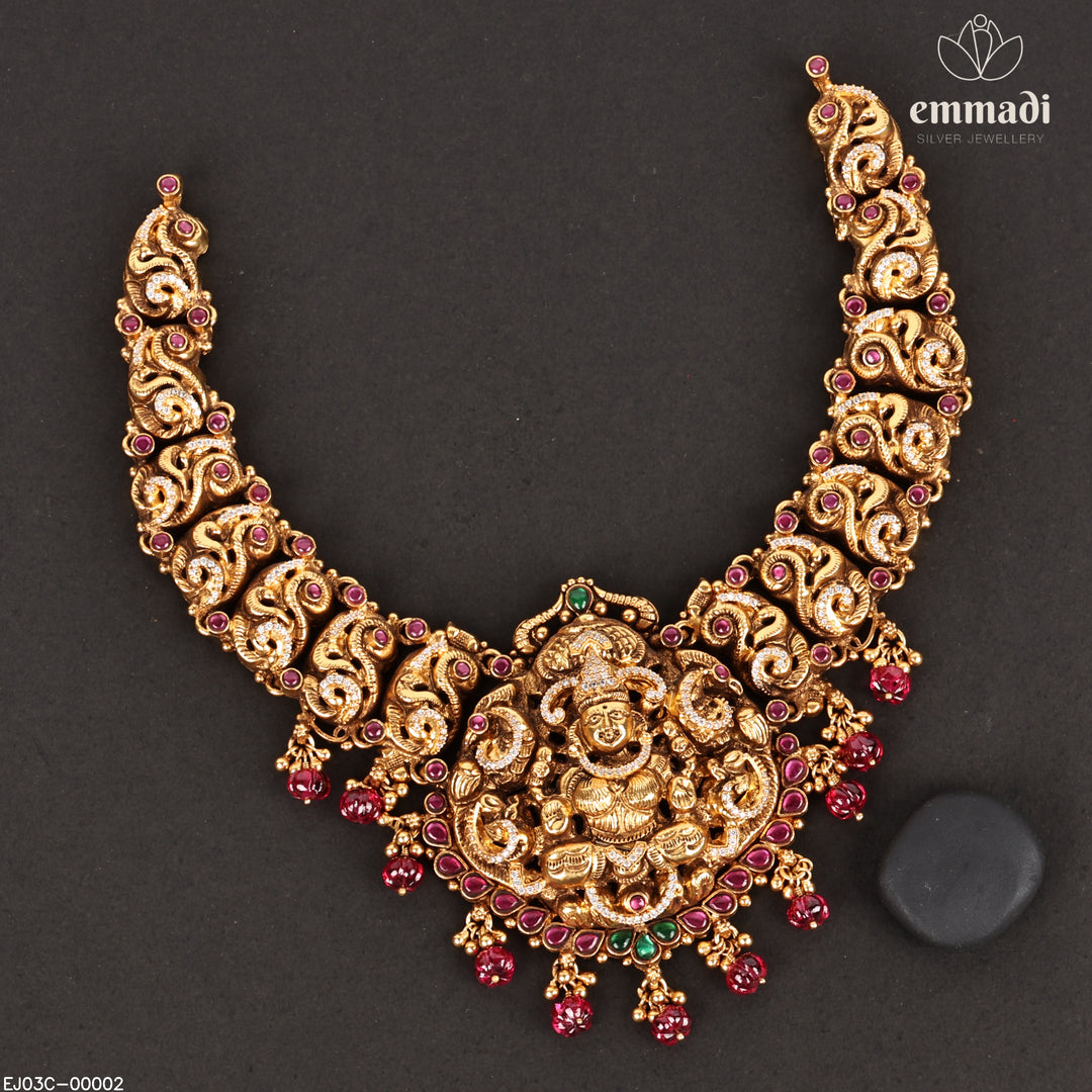 Short Necklace Kundan Nakshi