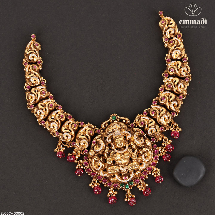 Short Necklace Kundan Nakshi