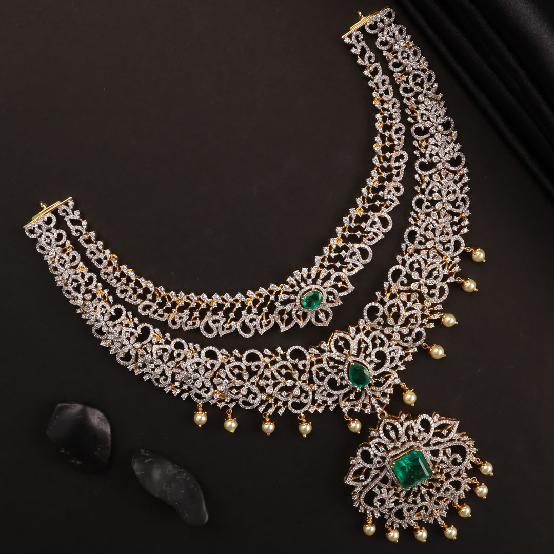 Short Necklace Premium Cz