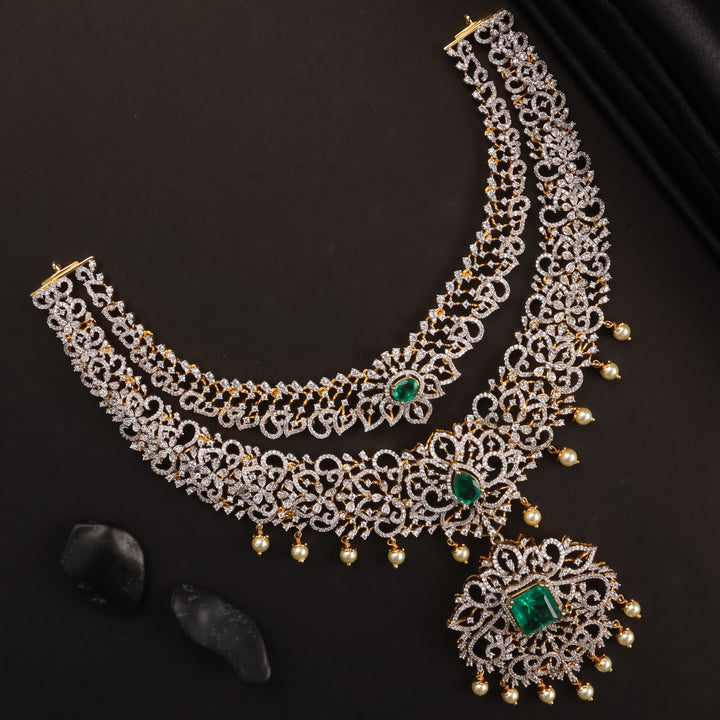 Short Necklace Premium Cz