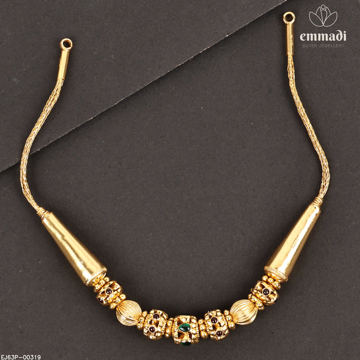 Short Necklace Kundan Nakshi