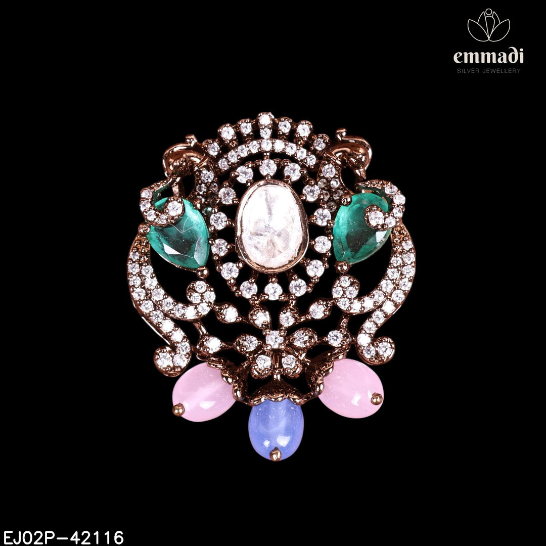 Pendant Brouch Moissanite