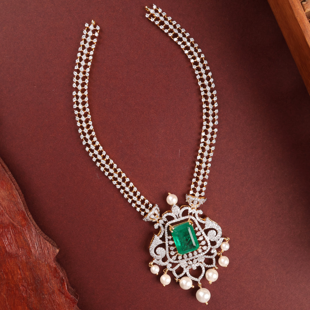 Short Necklace Premium Cz