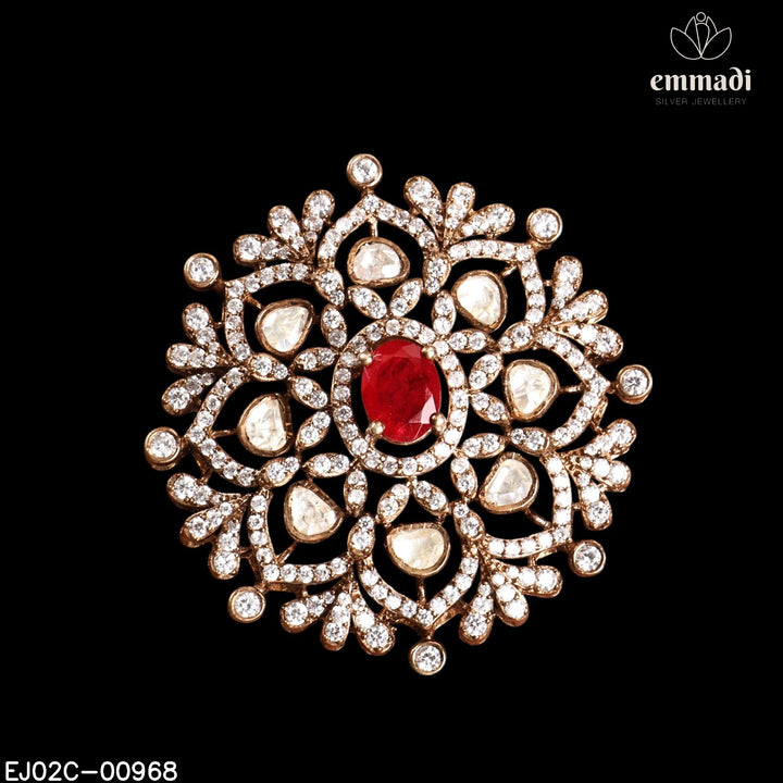 Pendant Brouch Moissanite