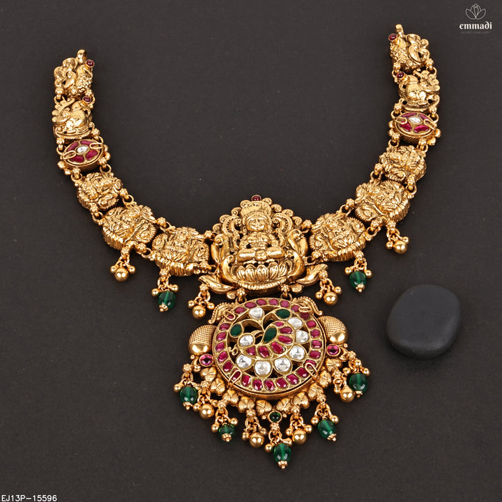 Short Necklace Kundan Nakshi