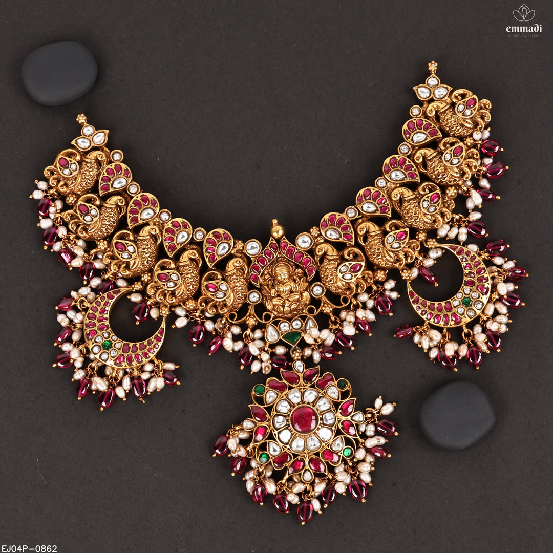 Short Necklace Premium Kundan