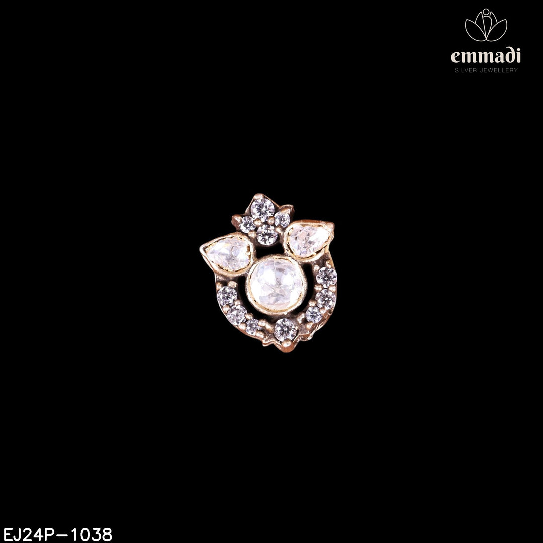 Pendant Brouch Moissanite