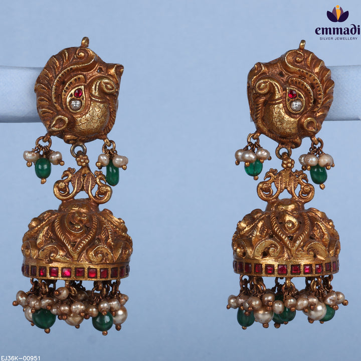 Jhumka Kundan Nakshi