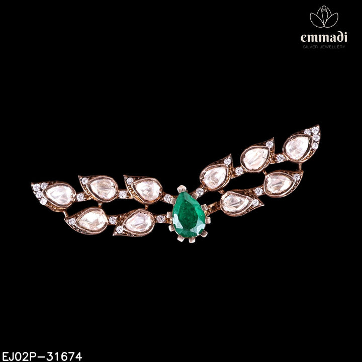 Pendant Brouch Moissanite