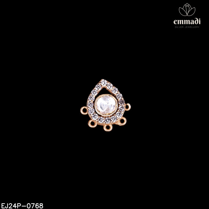 Pendant Brouch Moissanite