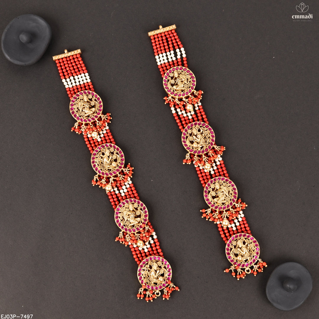 Long Necklace Kundan Nakshi