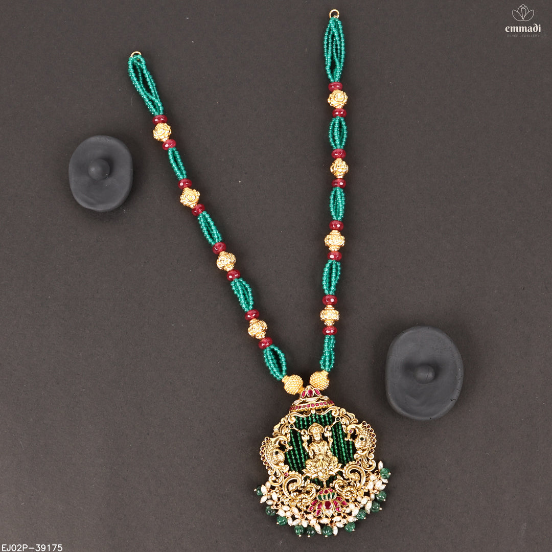 Long Necklace Kundan Nakshi
