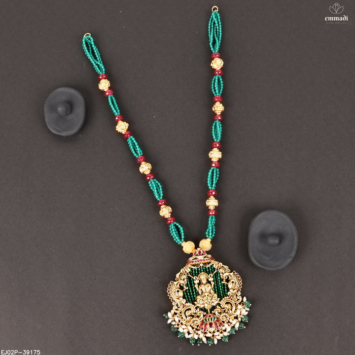 Long Necklace Kundan Nakshi