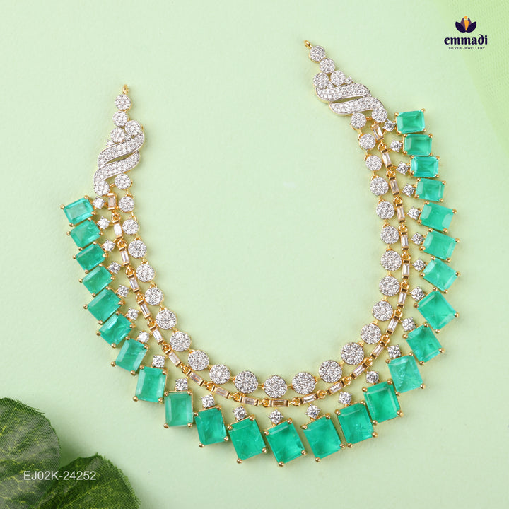 Short Necklace Premium Cz