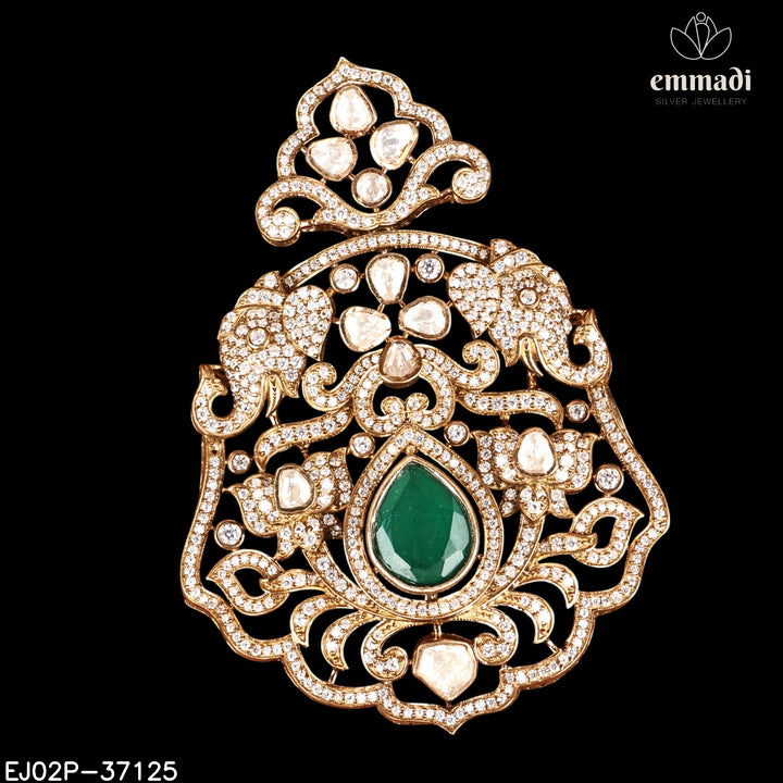 Pendant Brouch Moissanite