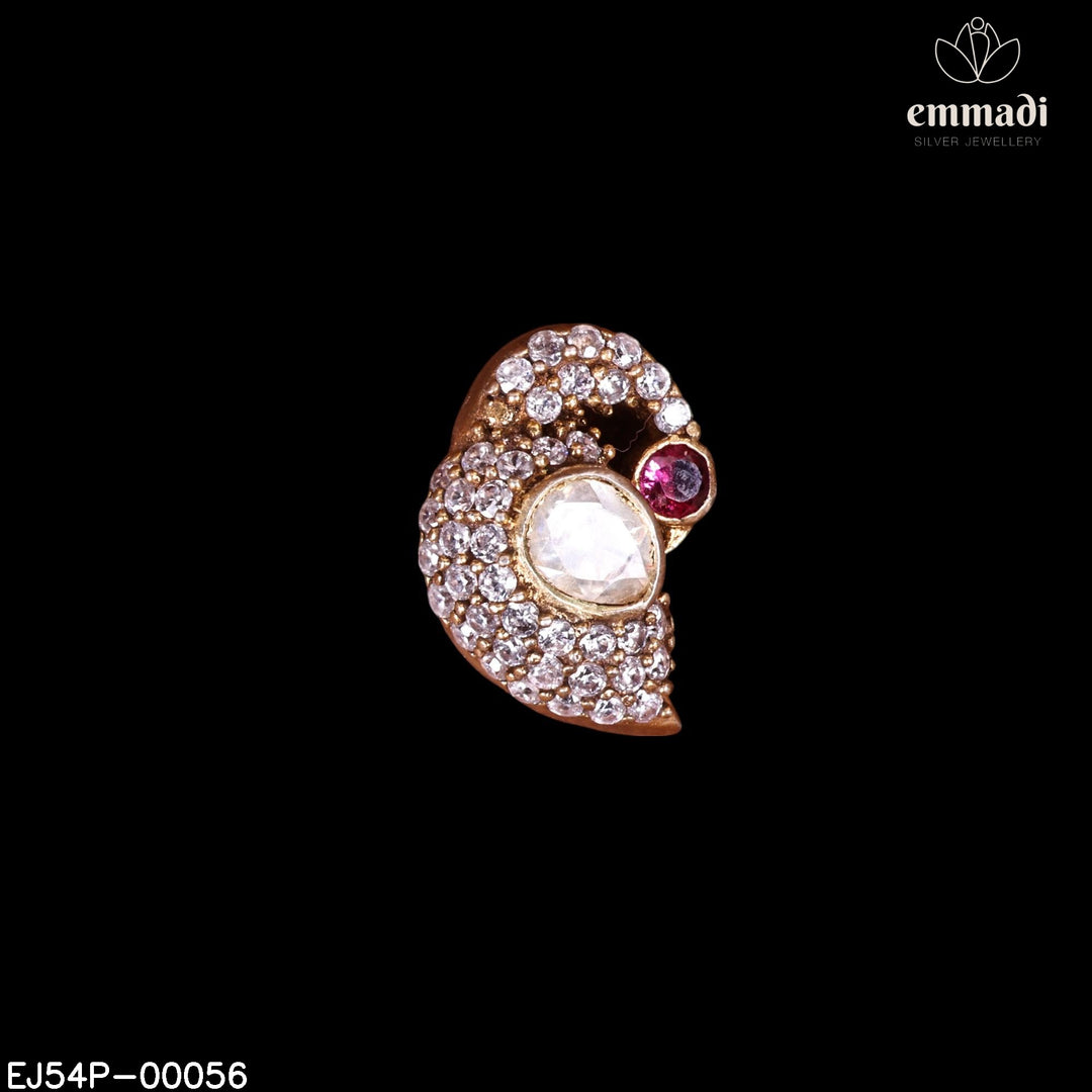 Pendant Brouch Moissanite