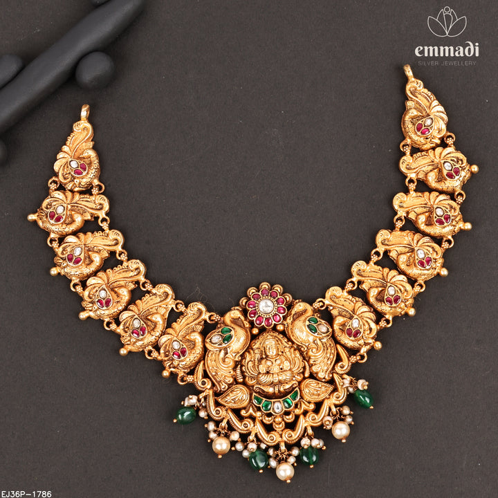 Short Necklace Kundan Nakshi