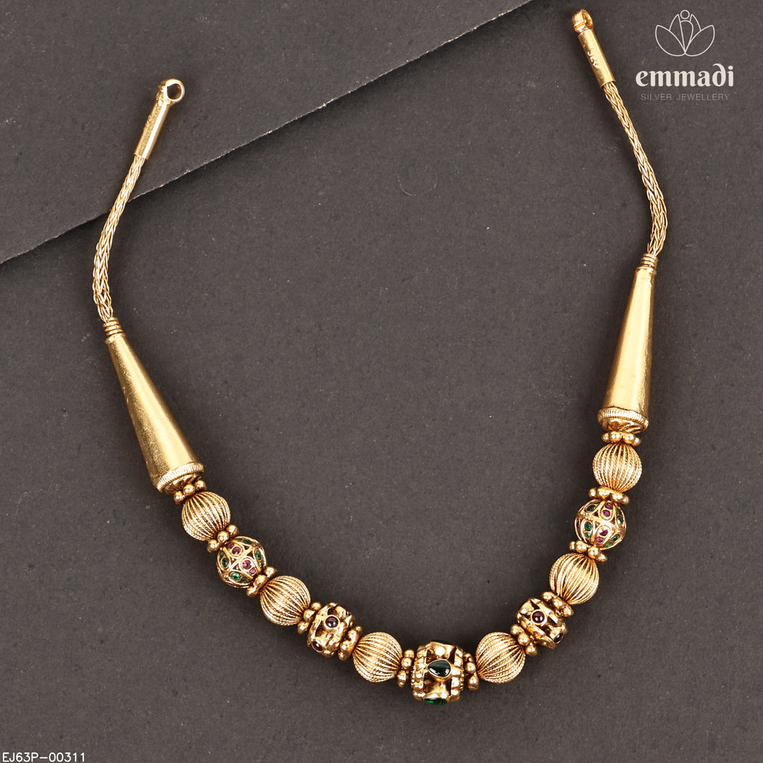 Short Necklace Kundan Nakshi