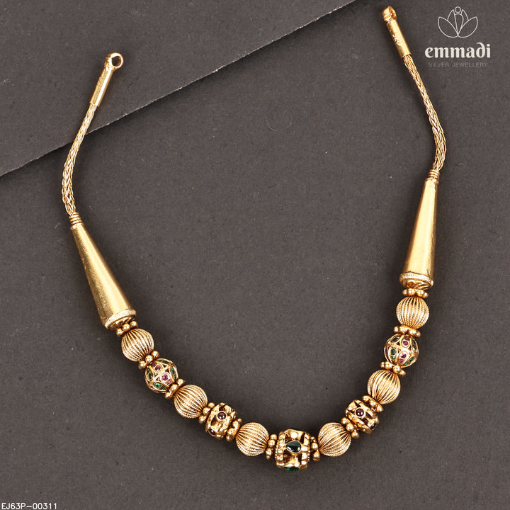 Short Necklace Kundan Nakshi