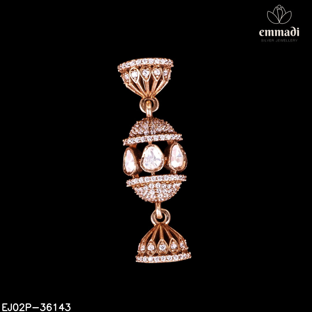 Pendant Brouch Moissanite