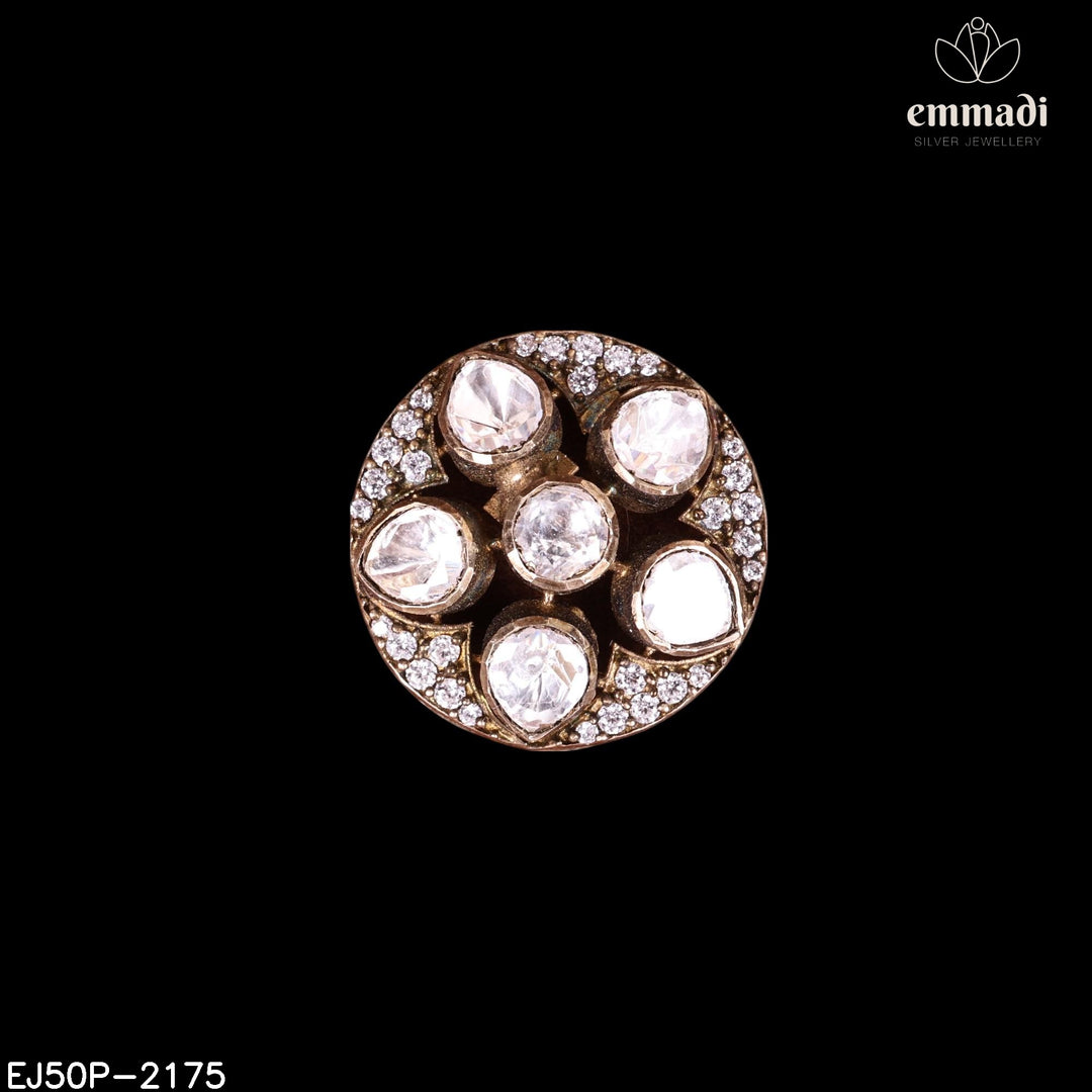 Pendant Brouch Moissanite