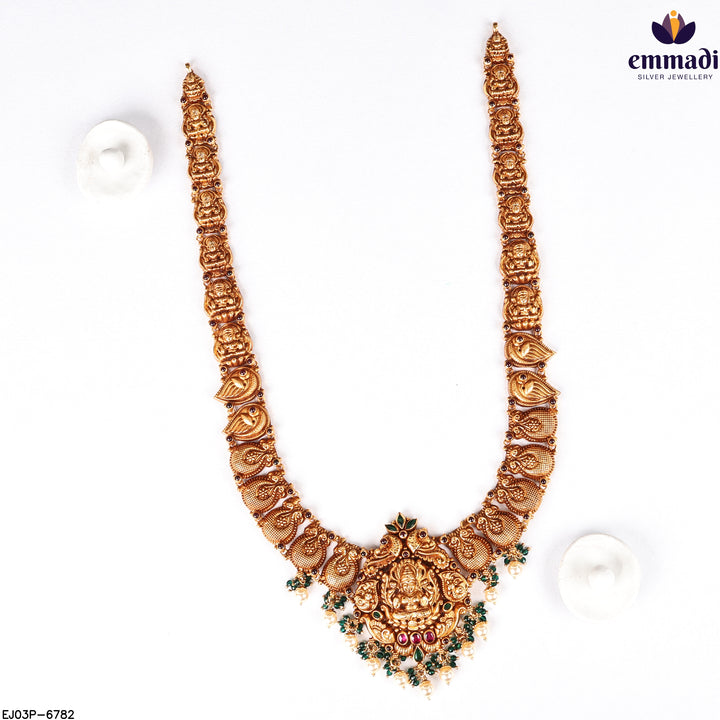 Long Necklace Kundan Nakshi