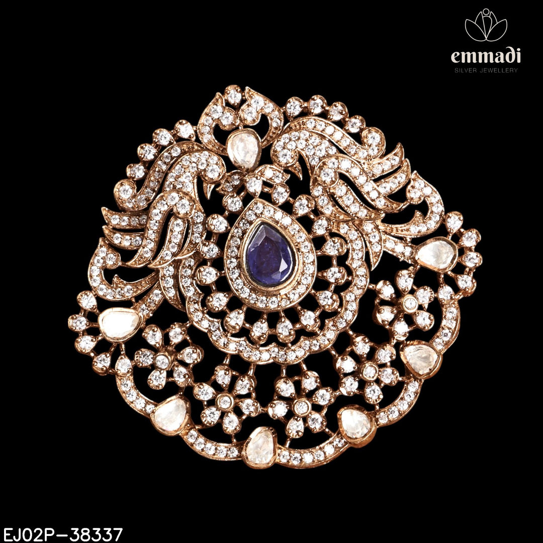 Pendant Brouch Moissanite