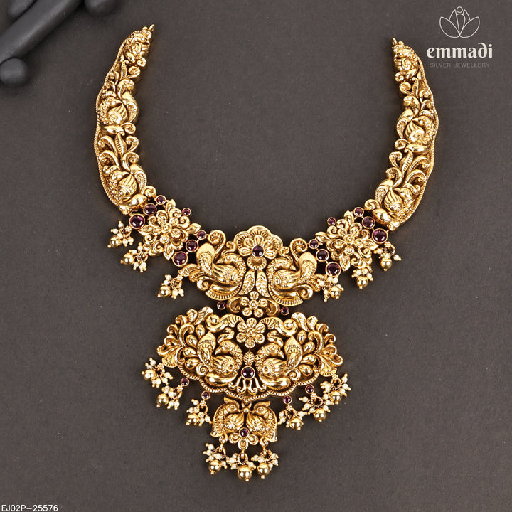 Short Necklace Premium Nakshi