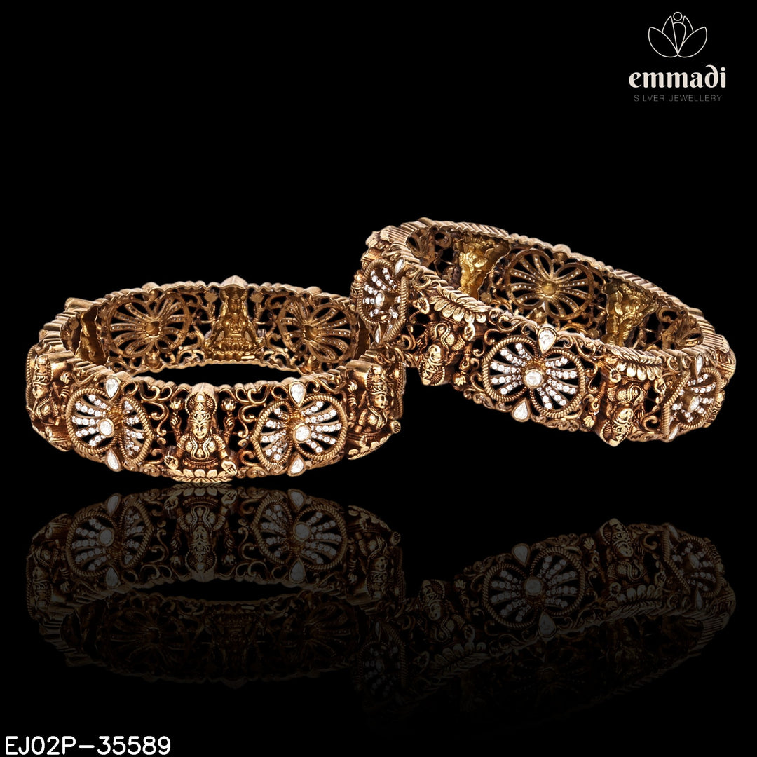 Bangles Moissanite Nakshi