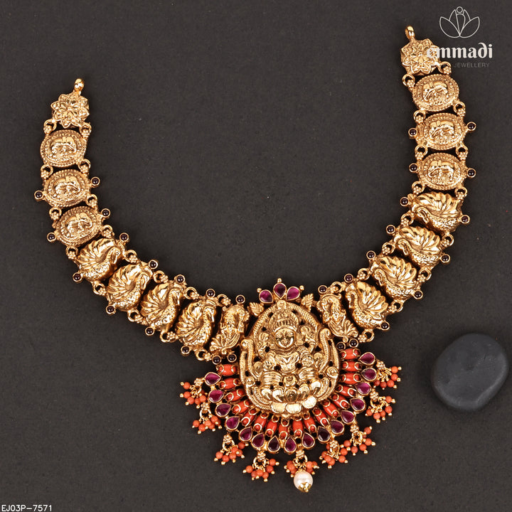 Short Necklace Kundan Nakshi