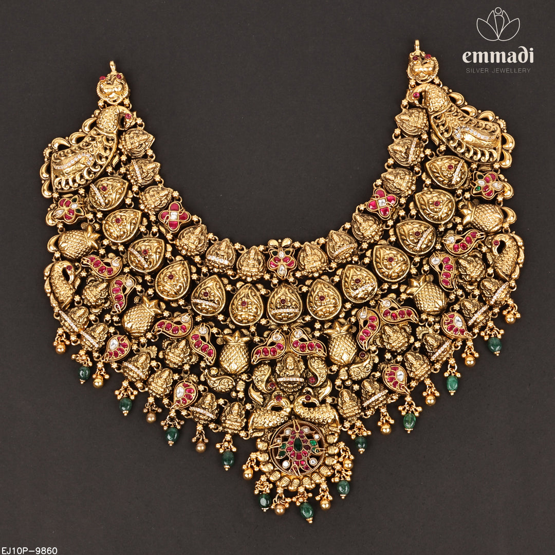 Short Necklace Kundan Nakshi