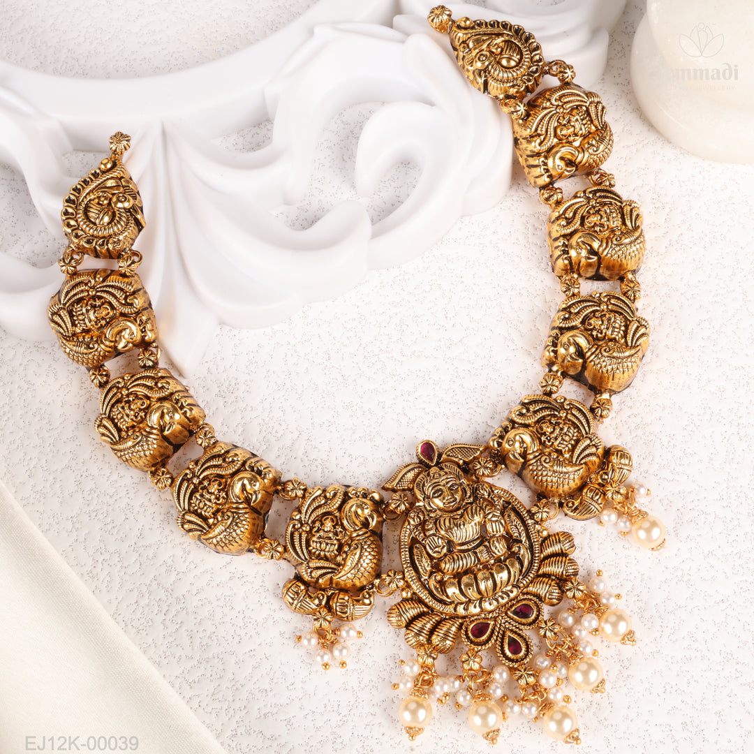 Short Necklace Kundan Nakshi