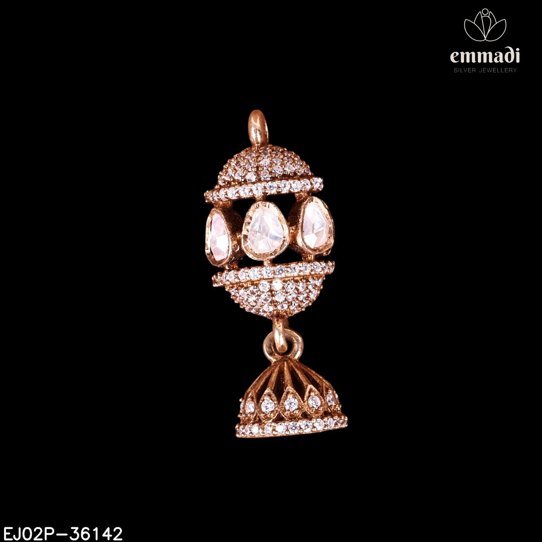 Pendant Brouch Moissanite