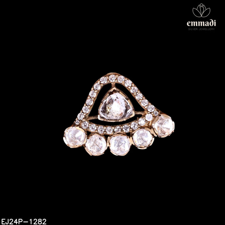 Pendant Brouch Moissanite