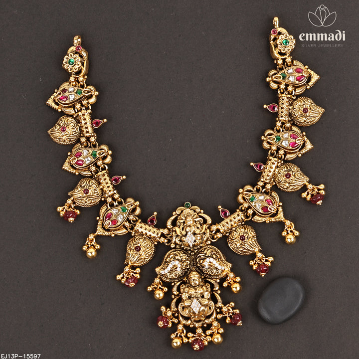 Short Necklace Kundan Nakshi