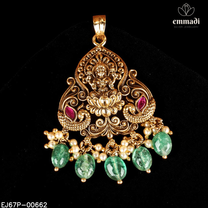 Pendant Premium Kundan Nakshi
