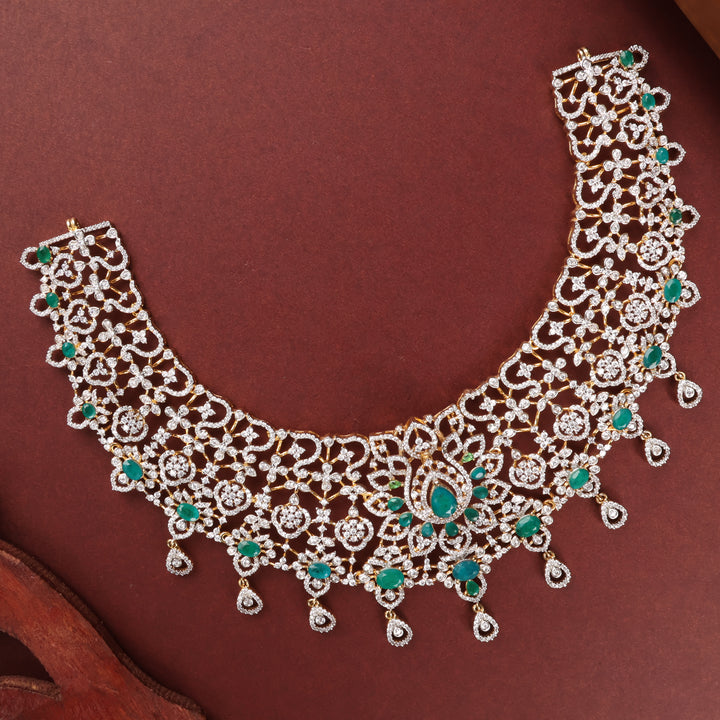 Short Necklace Premium Cz