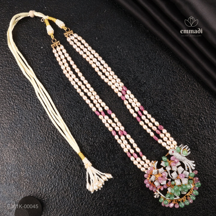 Long Necklace Gem Stone