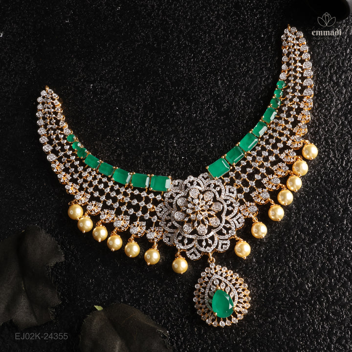 Short Necklace Premium Cz