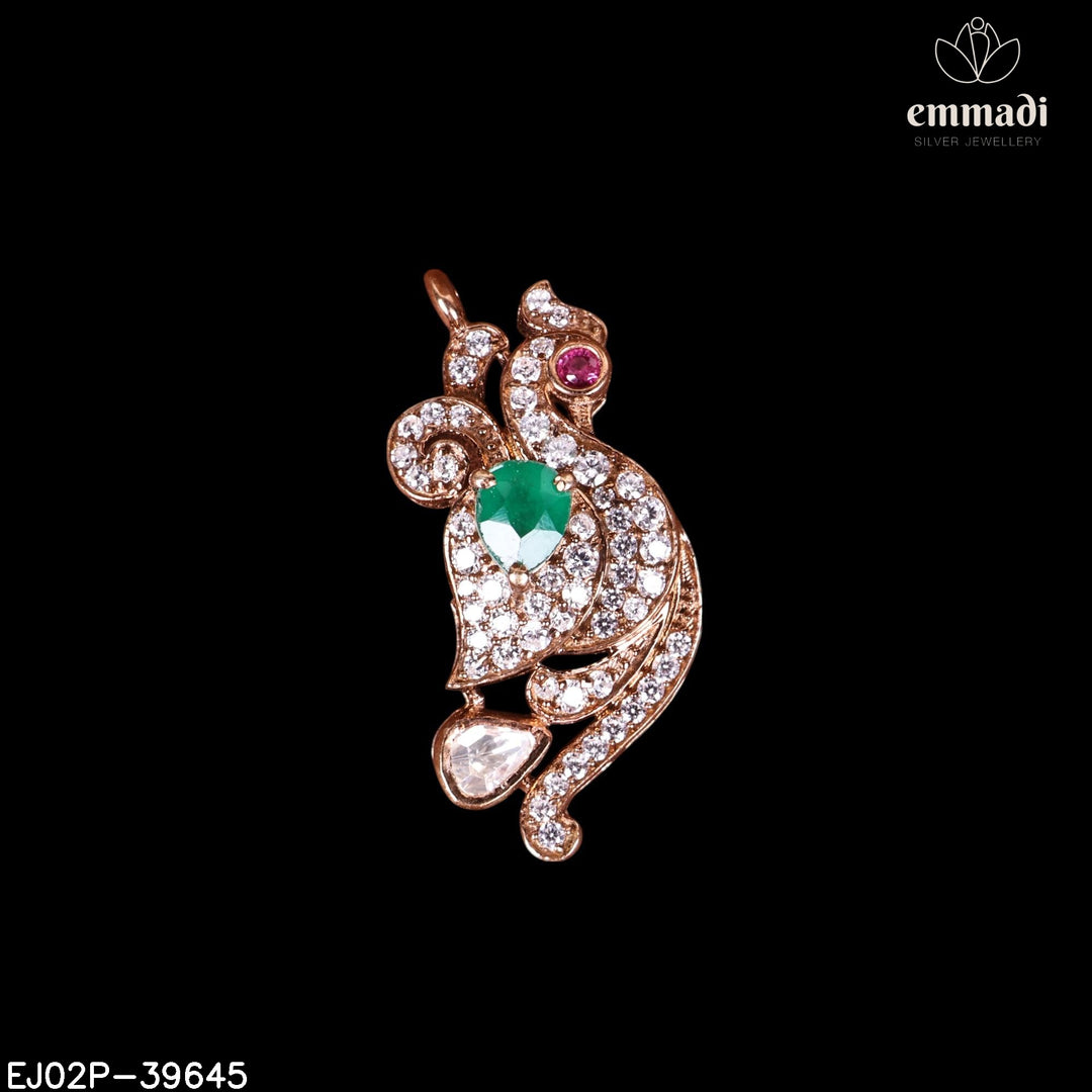 Pendant Brouch Moissanite