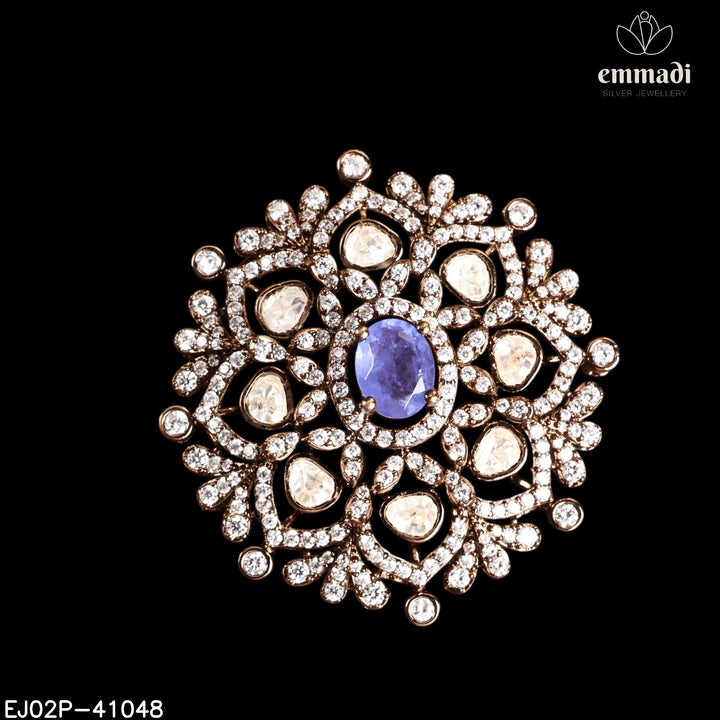 Pendant Brouch Moissanite