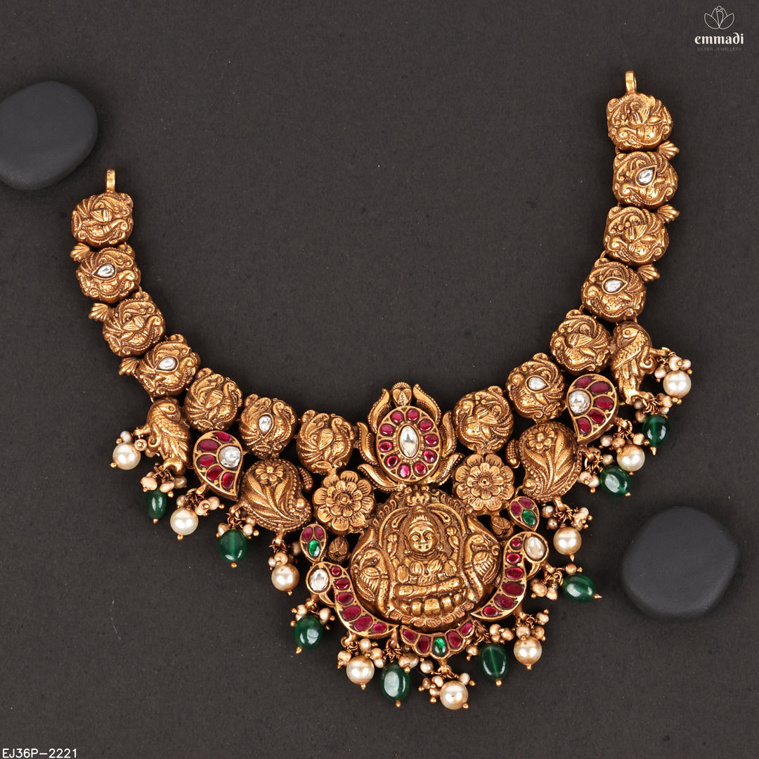 Short Necklace Kundan Nakshi