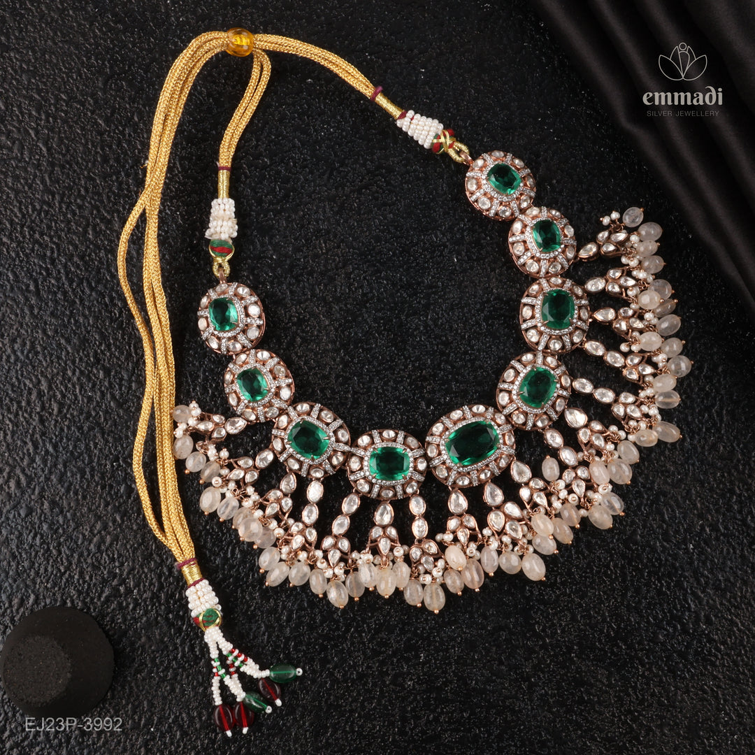 Short Necklace Gem Stone