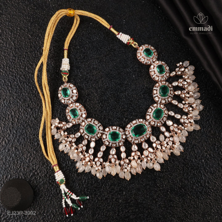 Short Necklace Gem Stone