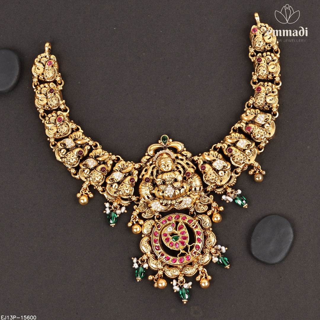 Short Necklace Kundan Nakshi